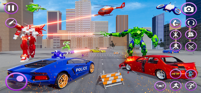 US Police Robot Transformation