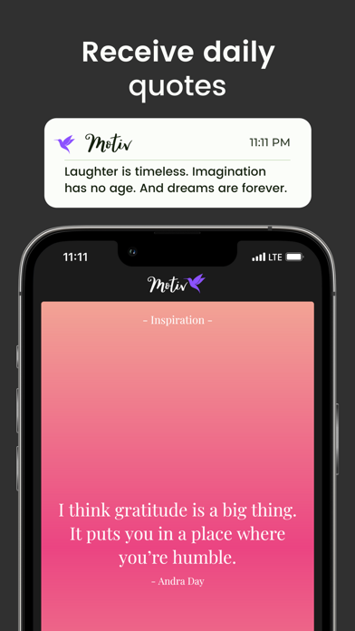 Motiv - Motivational Quotes Screenshot