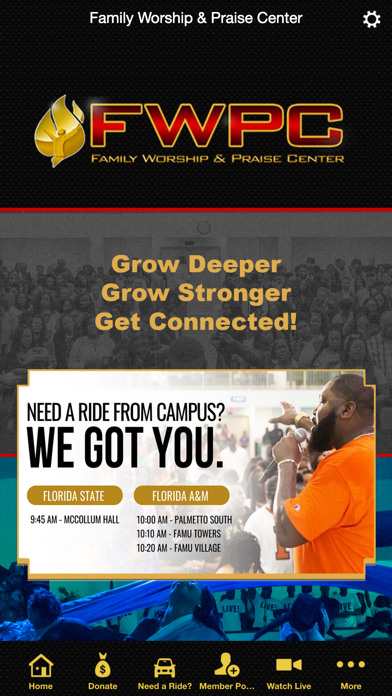 Family Worship & Praise Center Screenshot