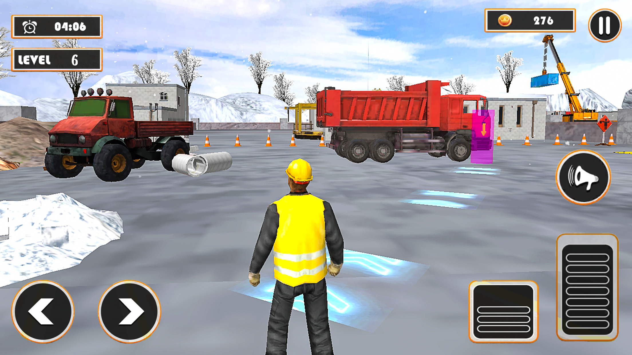 Snow Plowing Simulator Trucks