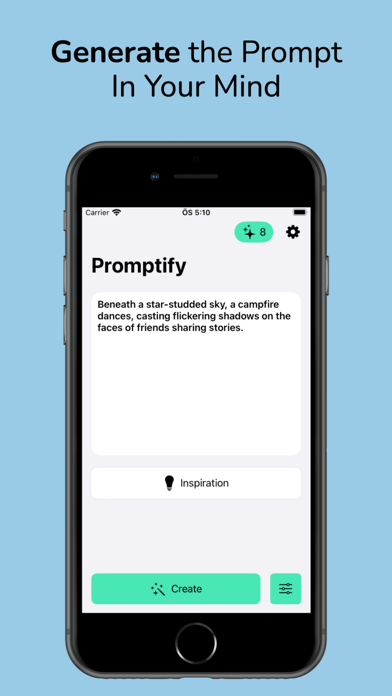 Promptify: AI Prompt Generator Screenshot