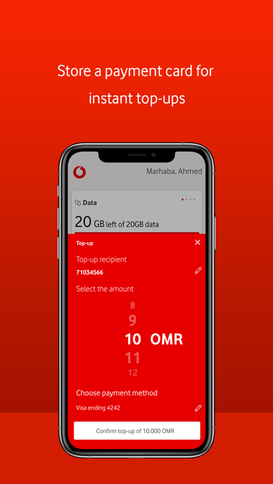 My Vodafone Oman Screenshot