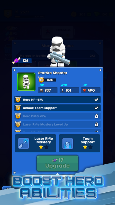 Space Heroes: Galactic RPG Hack screenshot 4 - game app interface