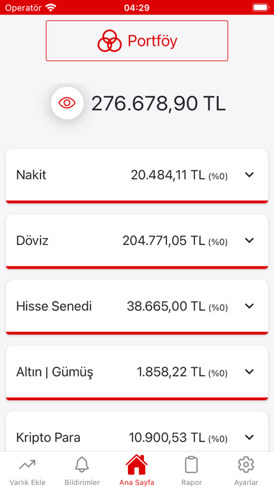 Portföy Takip | Tüm Yatırımlar Screenshot