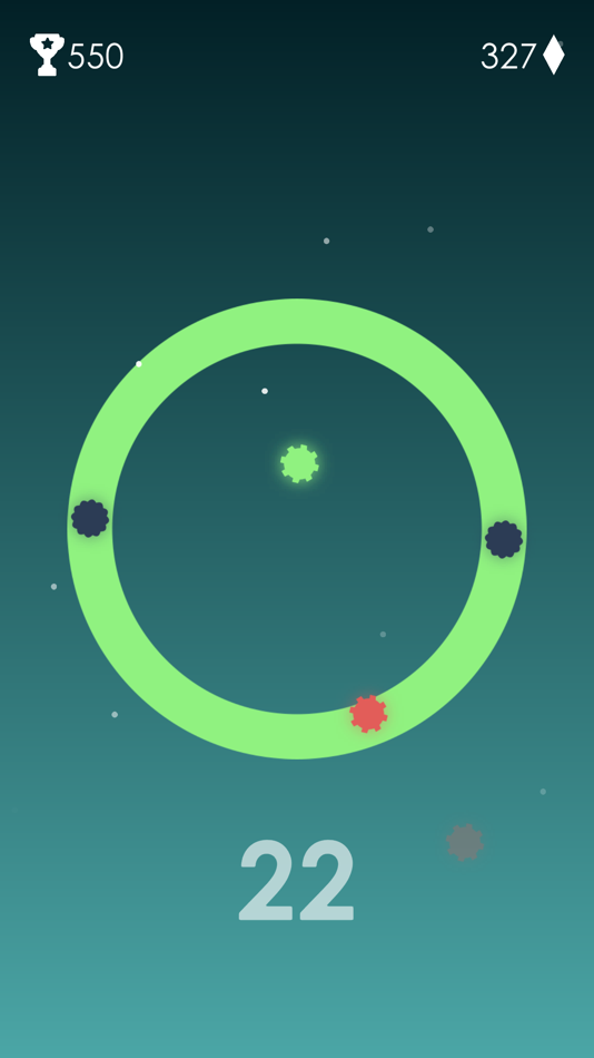 #3. Orbit Dodger (iOS) Podle: Grant Stevens-Wade