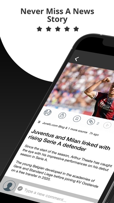 Juventus FC News & Scores Screenshot