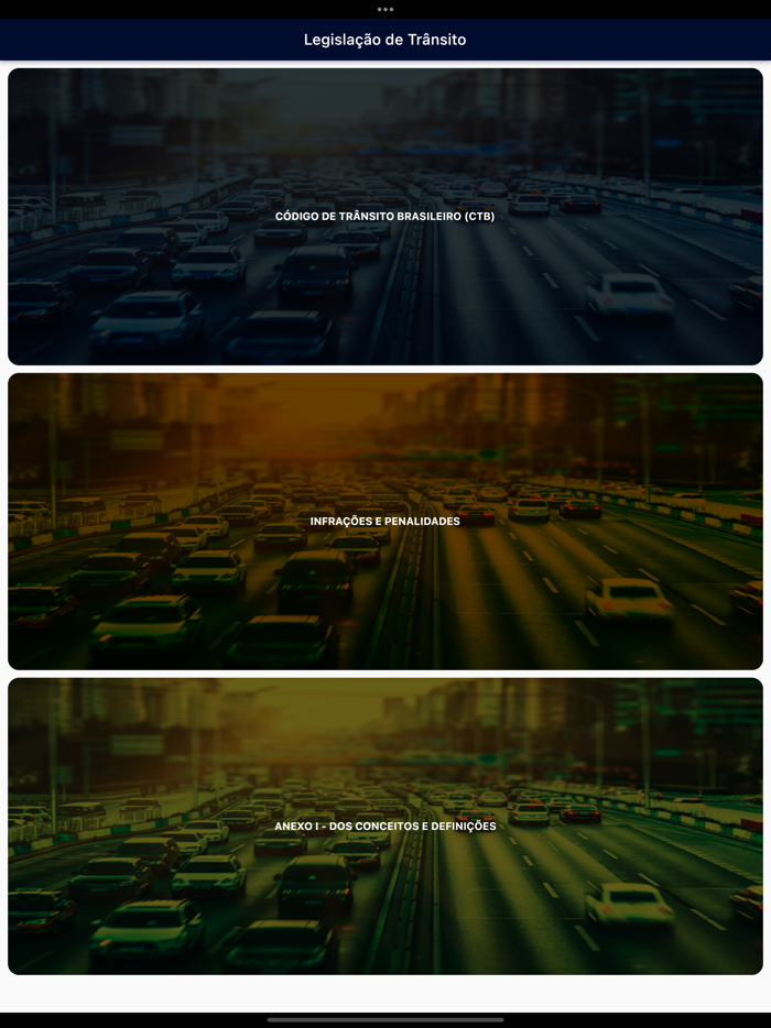 Legislação de Trânsito