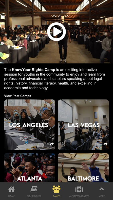 Know Your Rights Camp Screenshot