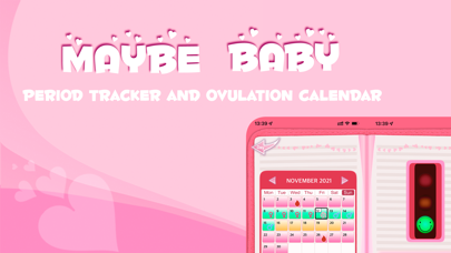 Maybe Baby 2011 (Fertility, Period & Ovulation Tracker, Pregnancy & Gender Prediction) screenshot 1