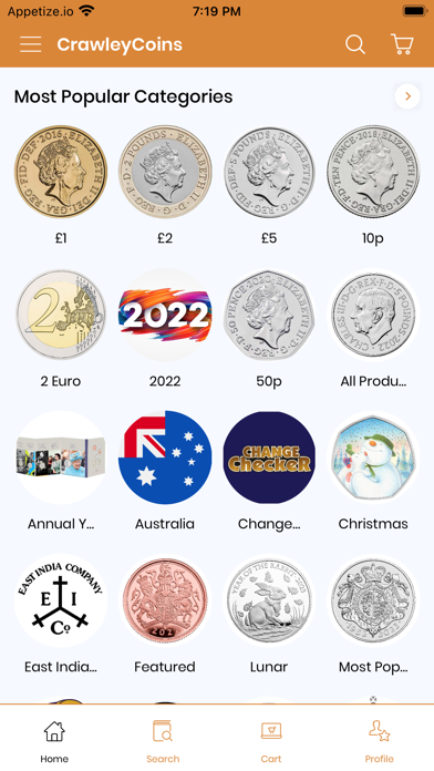 CrawleyCoins Screenshot