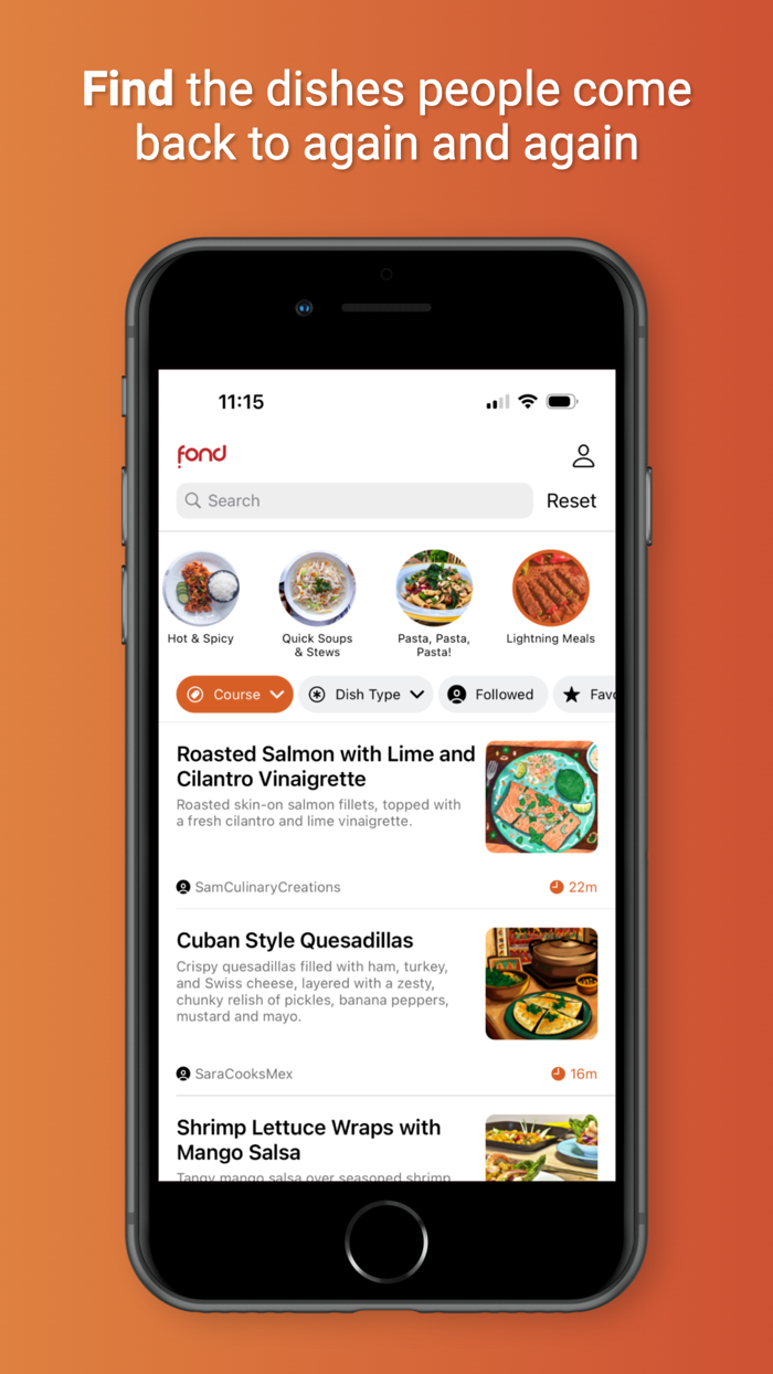 Fond - Streaming Recipes