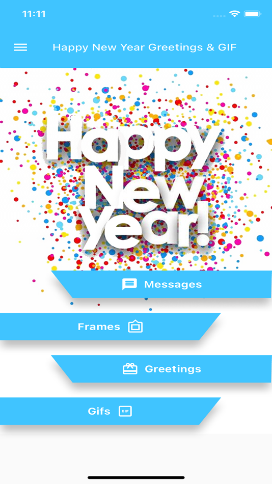 Happy New Year Greetings & GIF - 1.0 - (iOS)
