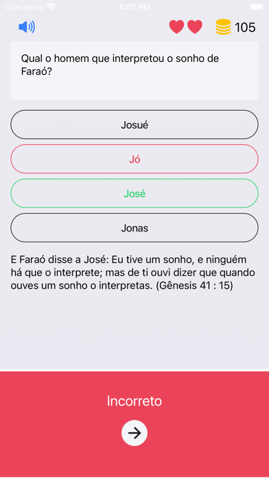 Perguntas Bíblicas: Jogo Quiz screenshot 2