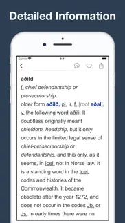 combined icelandic dictionary iphone screenshot 2