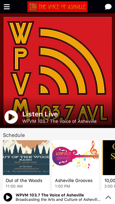 WPVM 103.7 Screenshot