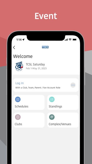 Texas Club Soccer League Screenshot