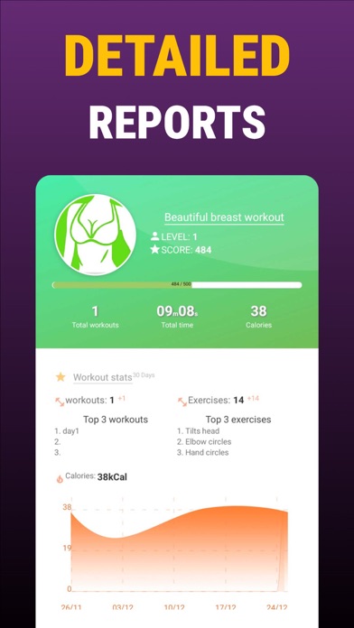 Beautiful breast workout Screenshot