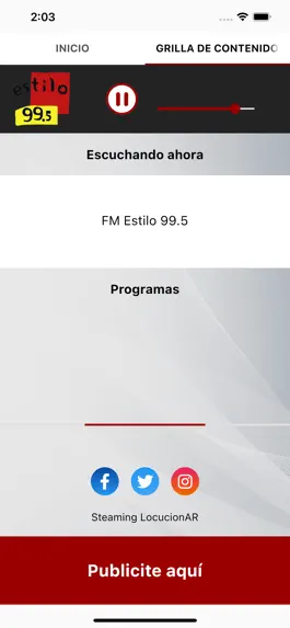 Game screenshot FM Estilo 99.5 apk