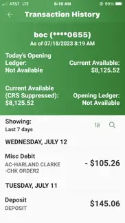 bank of commerce business app iphone screenshot 2