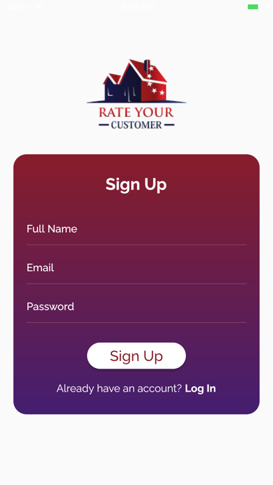 Rate Your Customer Screenshot