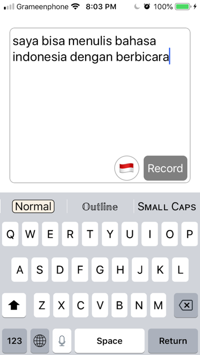 Indonesian Keboard Screenshot