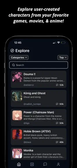 Game screenshot Charstar: AI Character Chat mod apk