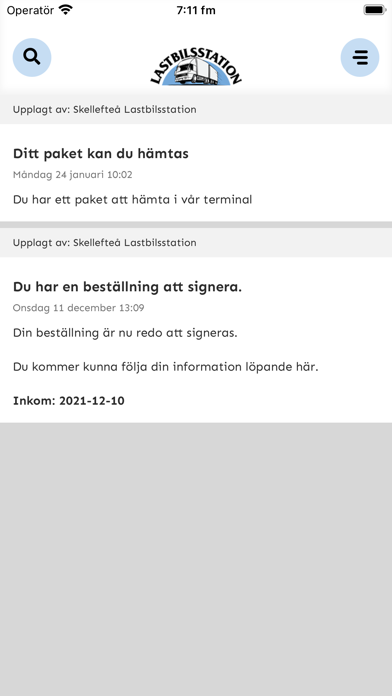 Skellefteå Lastbilsstation Screenshot