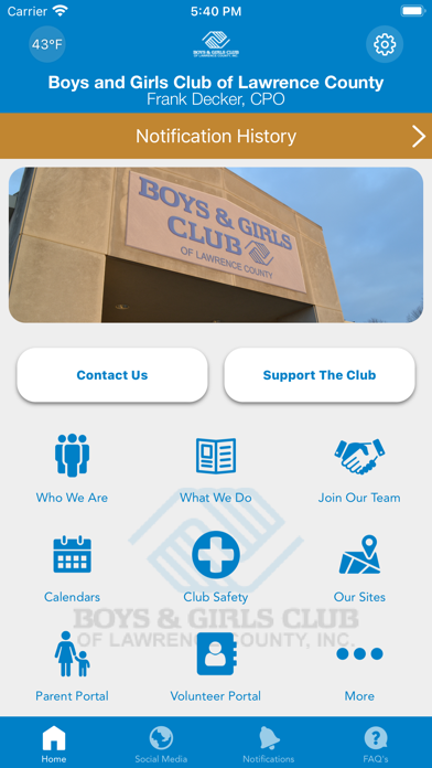 Boys & Girls Club Lawrence Co Screenshot