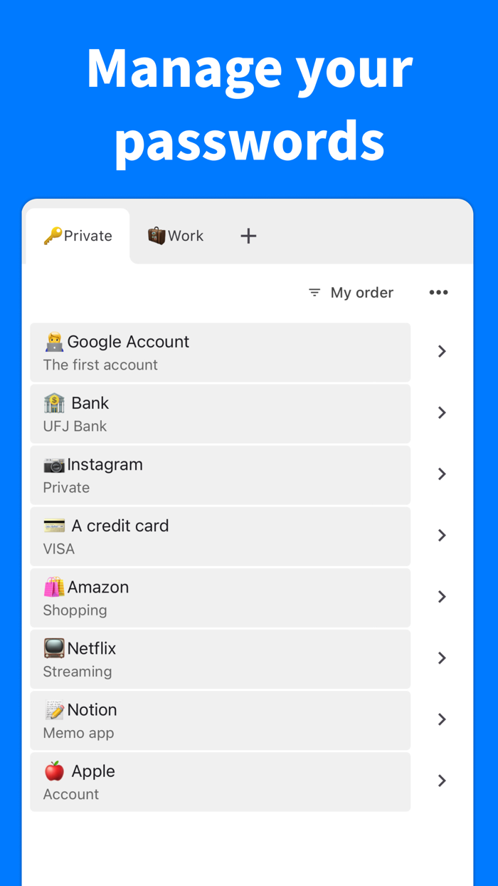Password Manager - Sicher