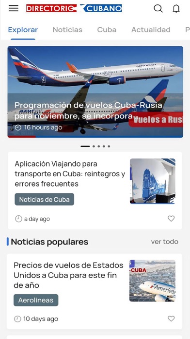 Directorio Cubano Screenshot