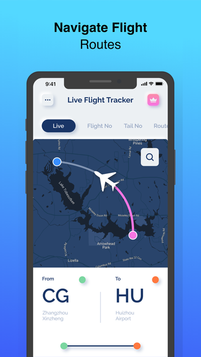 Live Flights Tracker Screenshot