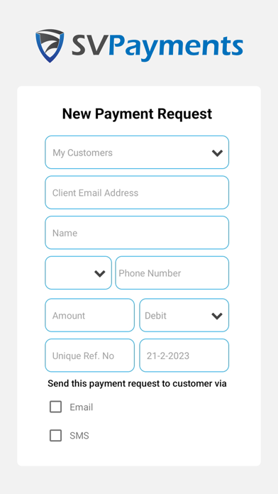 SV Payments Screenshot