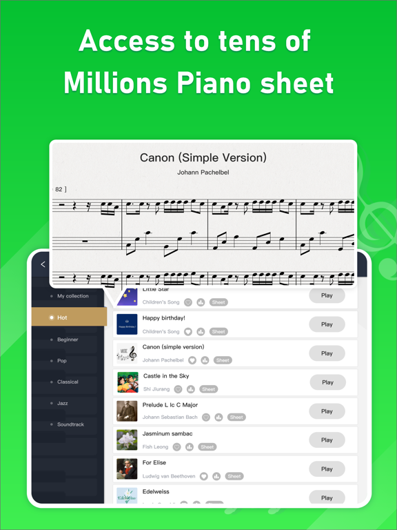 Screenshot #5 pour Piano Pro - keyboard & songs