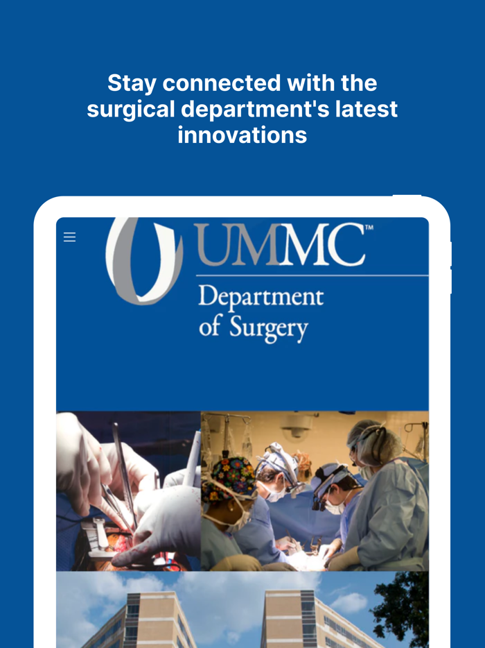 Department of Surgery at UMMC