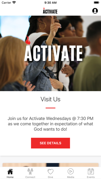 Activate Ministries Inc. Screenshot