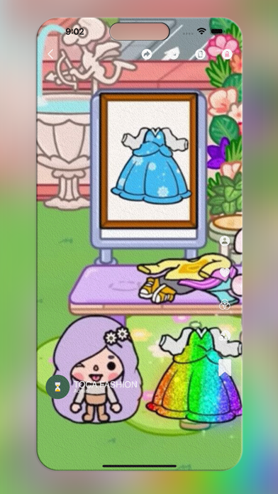 Toca Boca fashion design ideas Screenshot