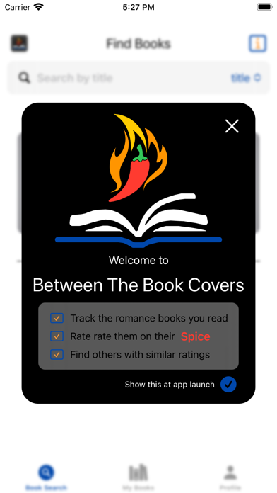 BetweentheBookCovers Screenshot