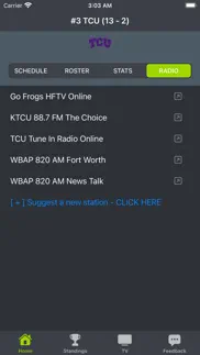 tcu football schedules iphone screenshot 4