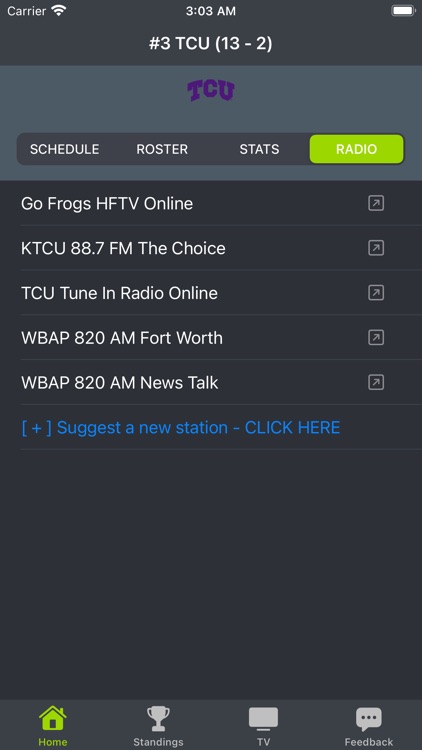 TCU Football Schedules screenshot-3