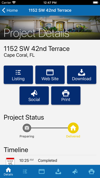 Pinnacle Real Estate Marketing Screenshot