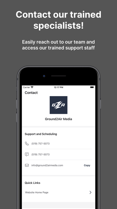 Ground2Air Media Screenshot