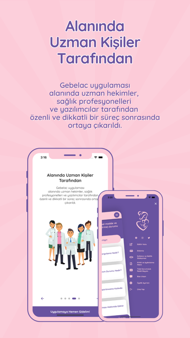 Gebelac: Güvenli Anne & Bebek Screenshot