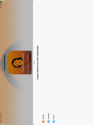 Tune India Radio: Hindi Radio iPad screenshot 5 - Music app