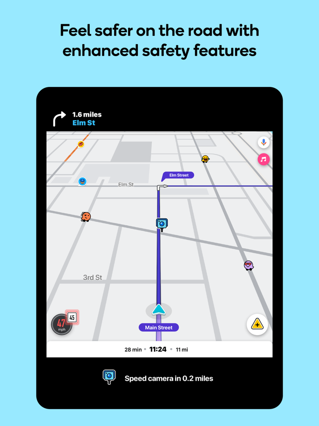 ‎Waze Navigation & Live Traffic Screenshot