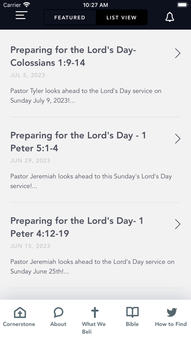 Cornerstone Baptist: St Joseph Screenshot