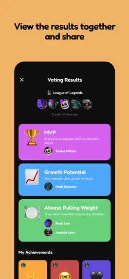 Game screenshot qeeq: Vote friends after game! apk