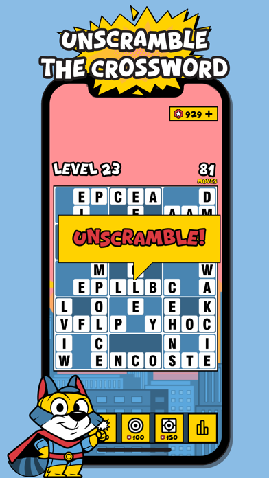 Whamble! Crossword Scramble Screenshot