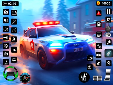 パトカーの運転：警官ゲーム - パトカーシミュレータのおすすめ画像1