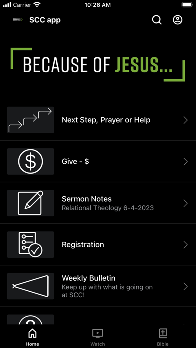 Spencer Christian Church Screenshot