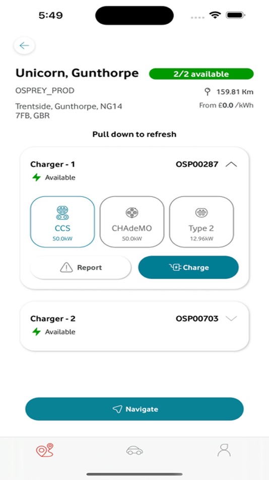 #5. EV Services Drive (iOS) Podle: Vodafone Global Enterprise